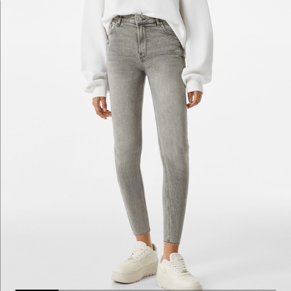 Grey-anthracite jean skinny size 26 - Picture 1 of 5